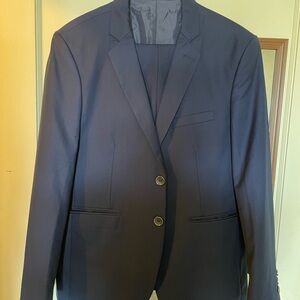 Men's Navy Single-Breasted Blazer